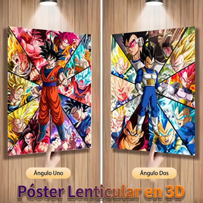 Poster lenticular 3D de Dragon Ball