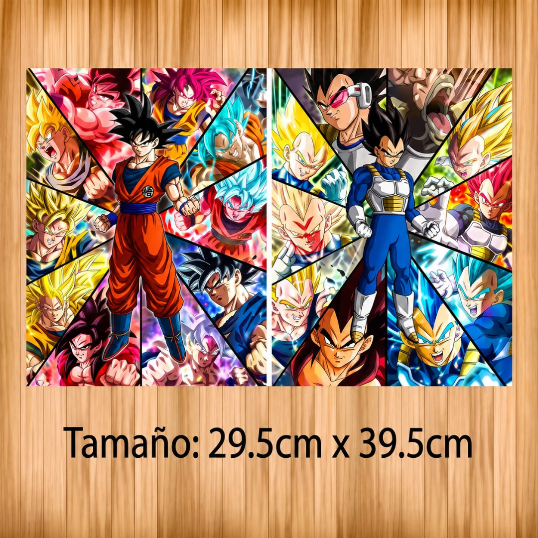 Poster lenticular 3D de Dragon Ball