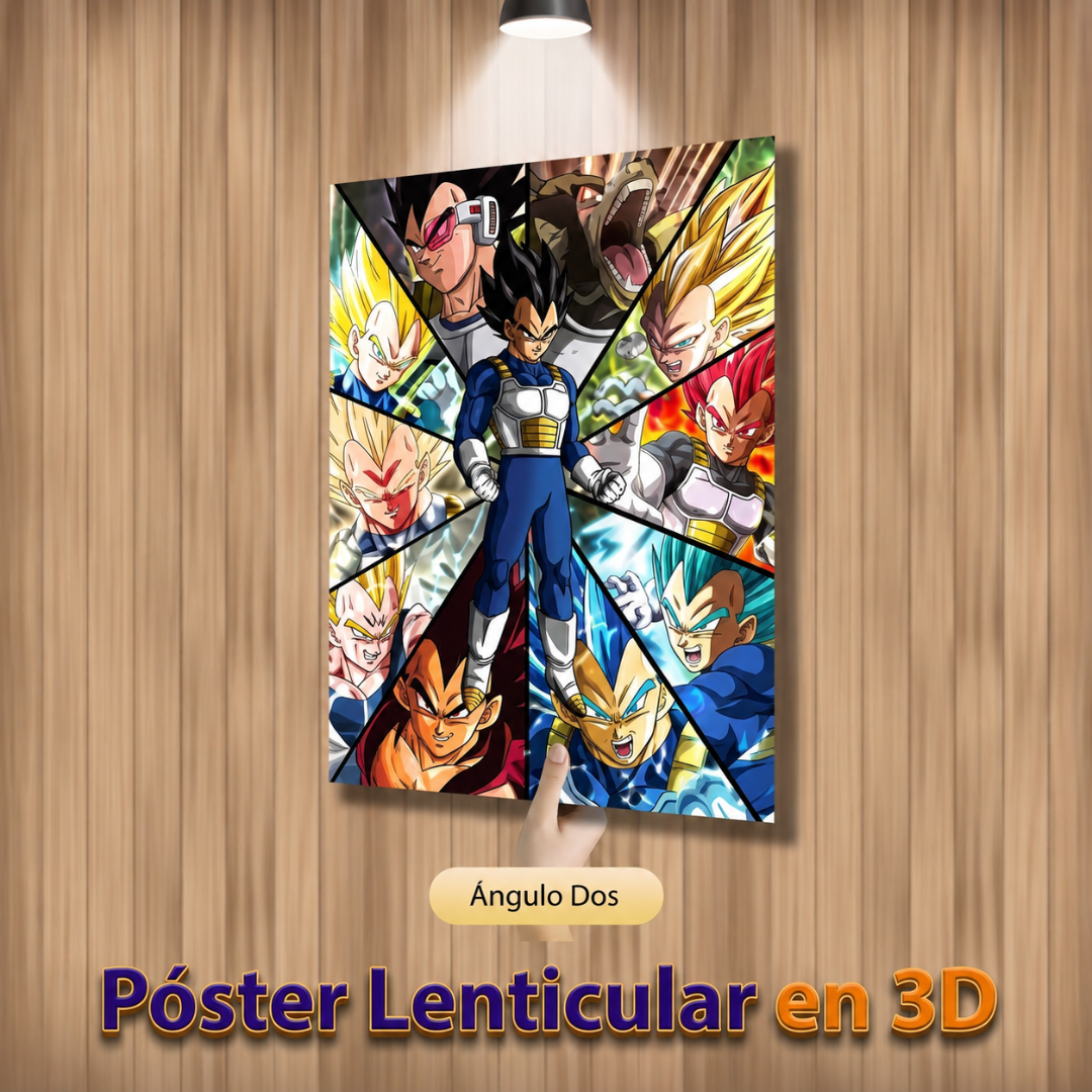 Poster lenticular 3D de Dragon Ball