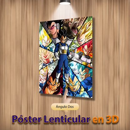 Poster lenticular 3D de Dragon Ball